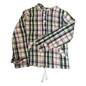 Merona Women's Hooded Spring Plaid Jacket Size Small